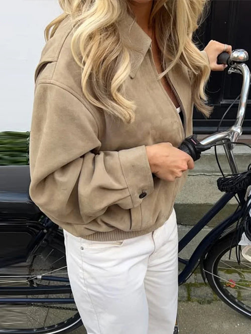 Häven | Suede Zipper