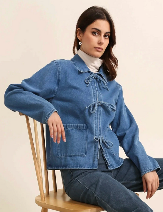 Häven | Denim Lace Collar